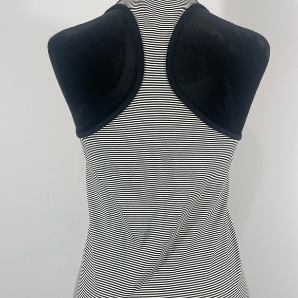 BCBGeneration Stripped Black, White Seamless Racerback Dress,Small/Medium - Picture 5 of 10